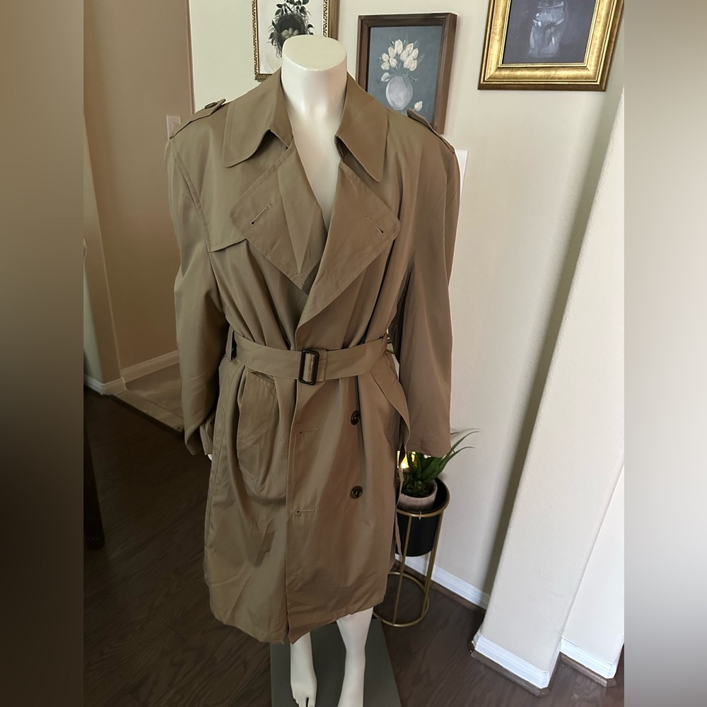 Classic Tan Trench Coat Brand Kuppenhelmer Unisex
